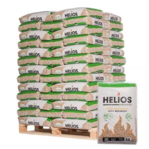 Pellet Helios pallet con 65 sacchi da 15 kg di peso